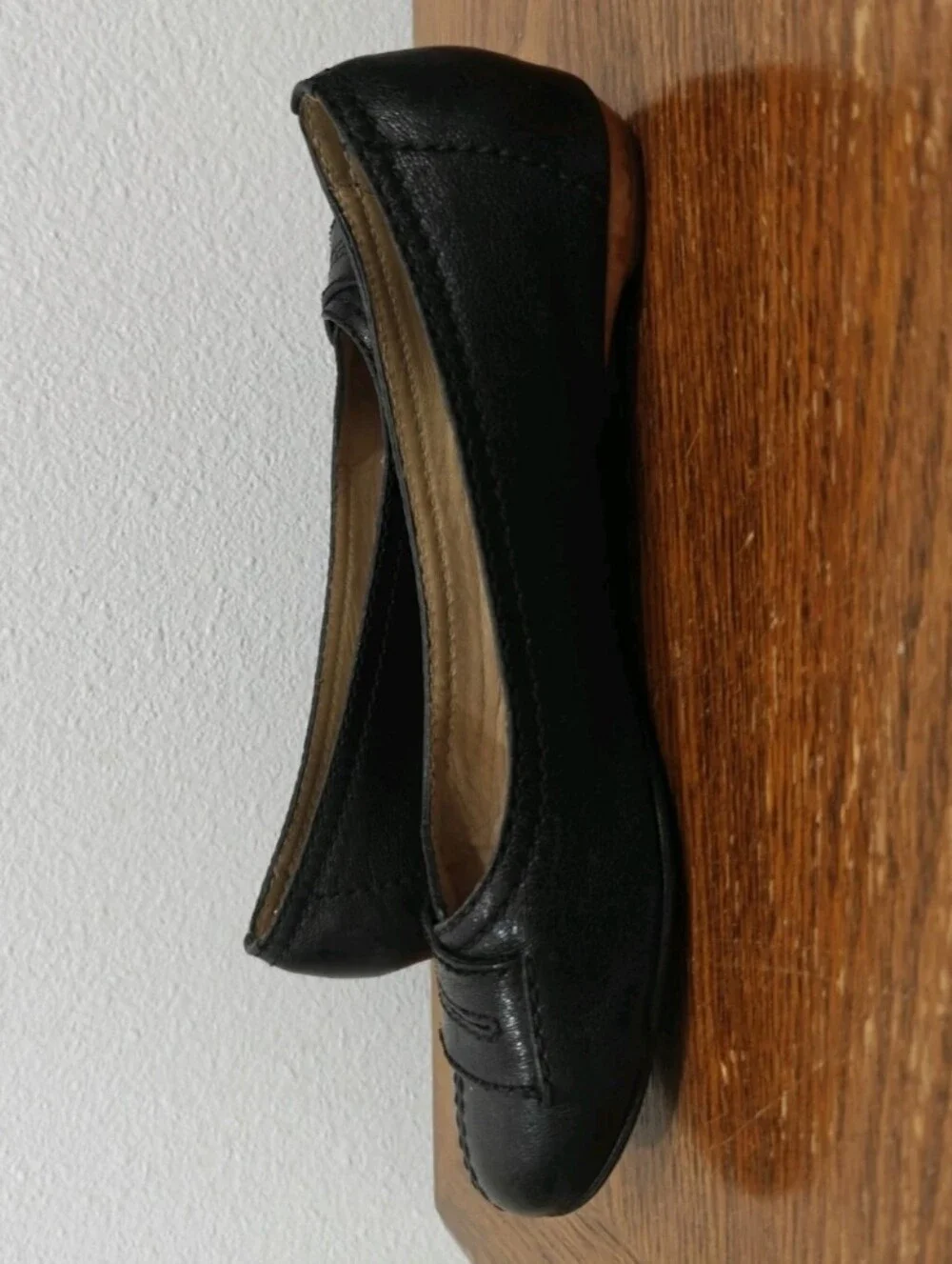 Chloe Black Ballet Flats Leather EU 38 US 7.5 Classic Chloé - Picture 5 of 11